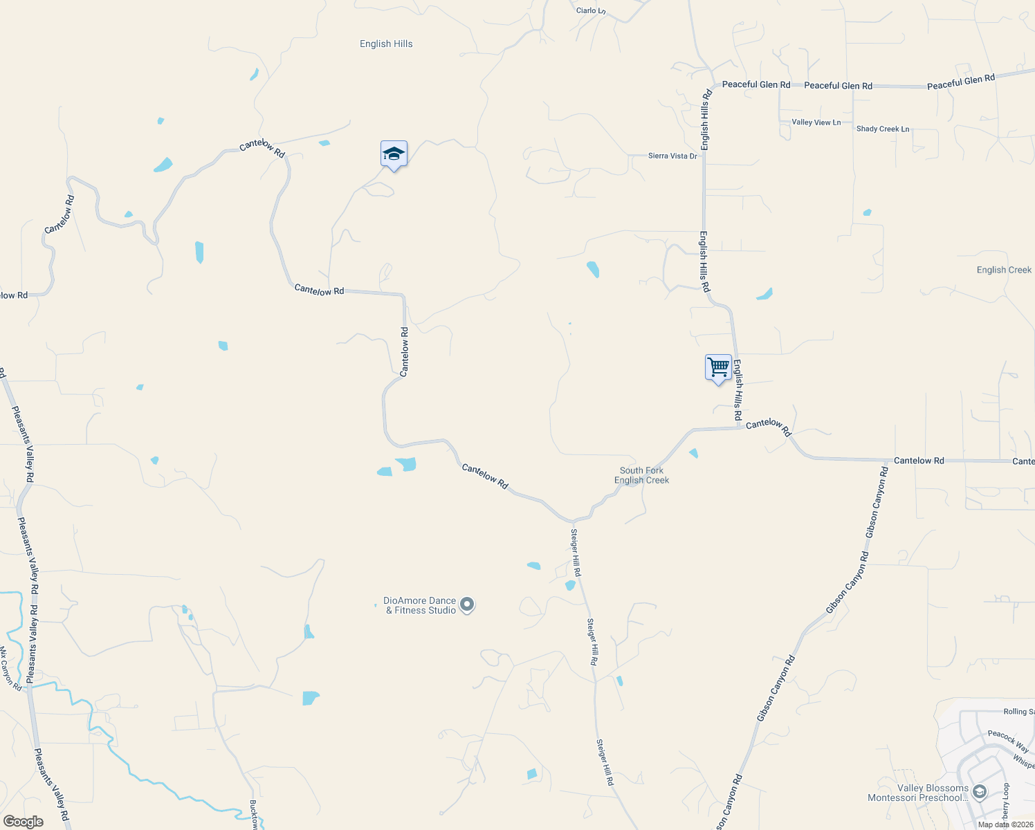 map of restaurants, bars, coffee shops, grocery stores, and more near 3993B Cantelow Road in Vacaville