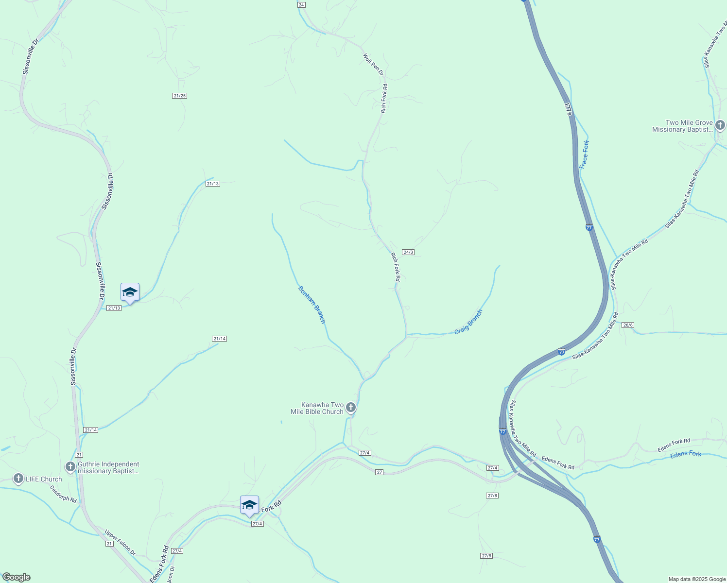 map of restaurants, bars, coffee shops, grocery stores, and more near 2892 Rich Fork Road in Charleston