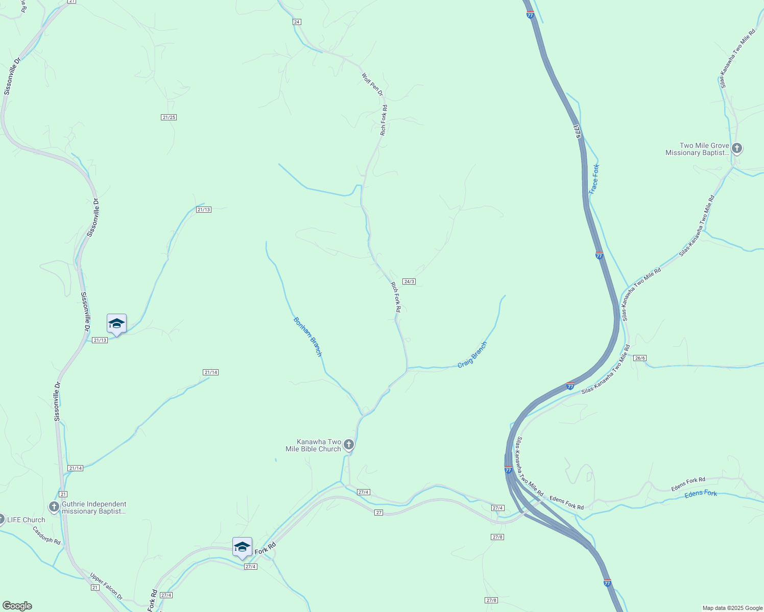 map of restaurants, bars, coffee shops, grocery stores, and more near 2892 Rich Fork Road in Charleston