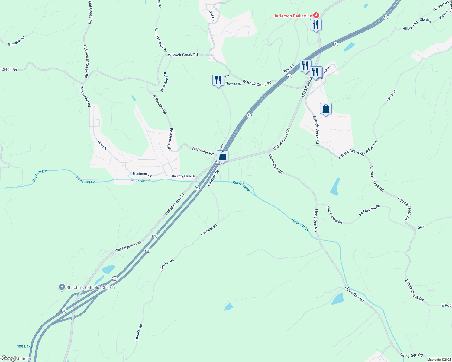 map of restaurants, bars, coffee shops, grocery stores, and more near 3910 West Valley Drive in Imperial