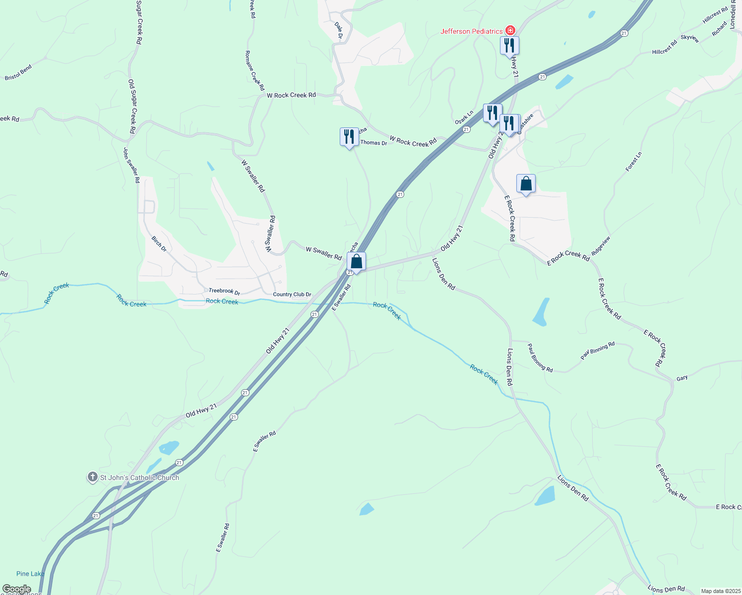 map of restaurants, bars, coffee shops, grocery stores, and more near 3910 West Valley Drive in Imperial