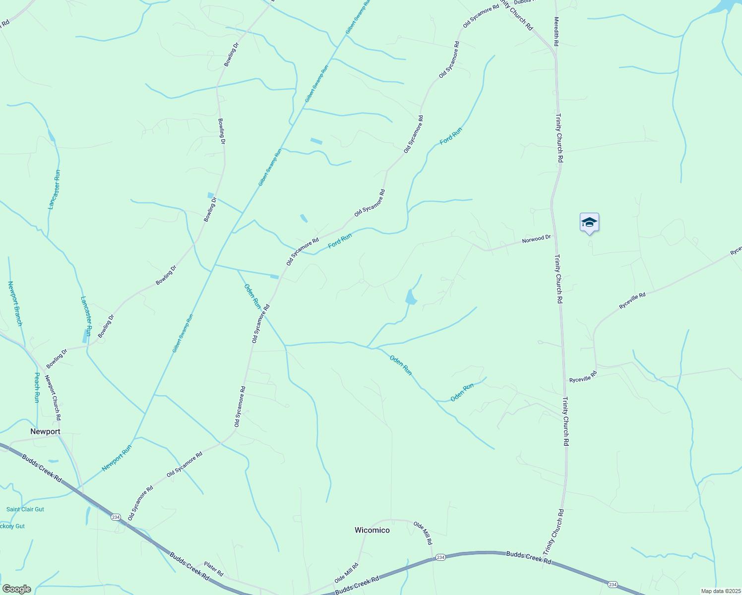 map of restaurants, bars, coffee shops, grocery stores, and more near 12665 Norwood Drive in Charlotte Hall