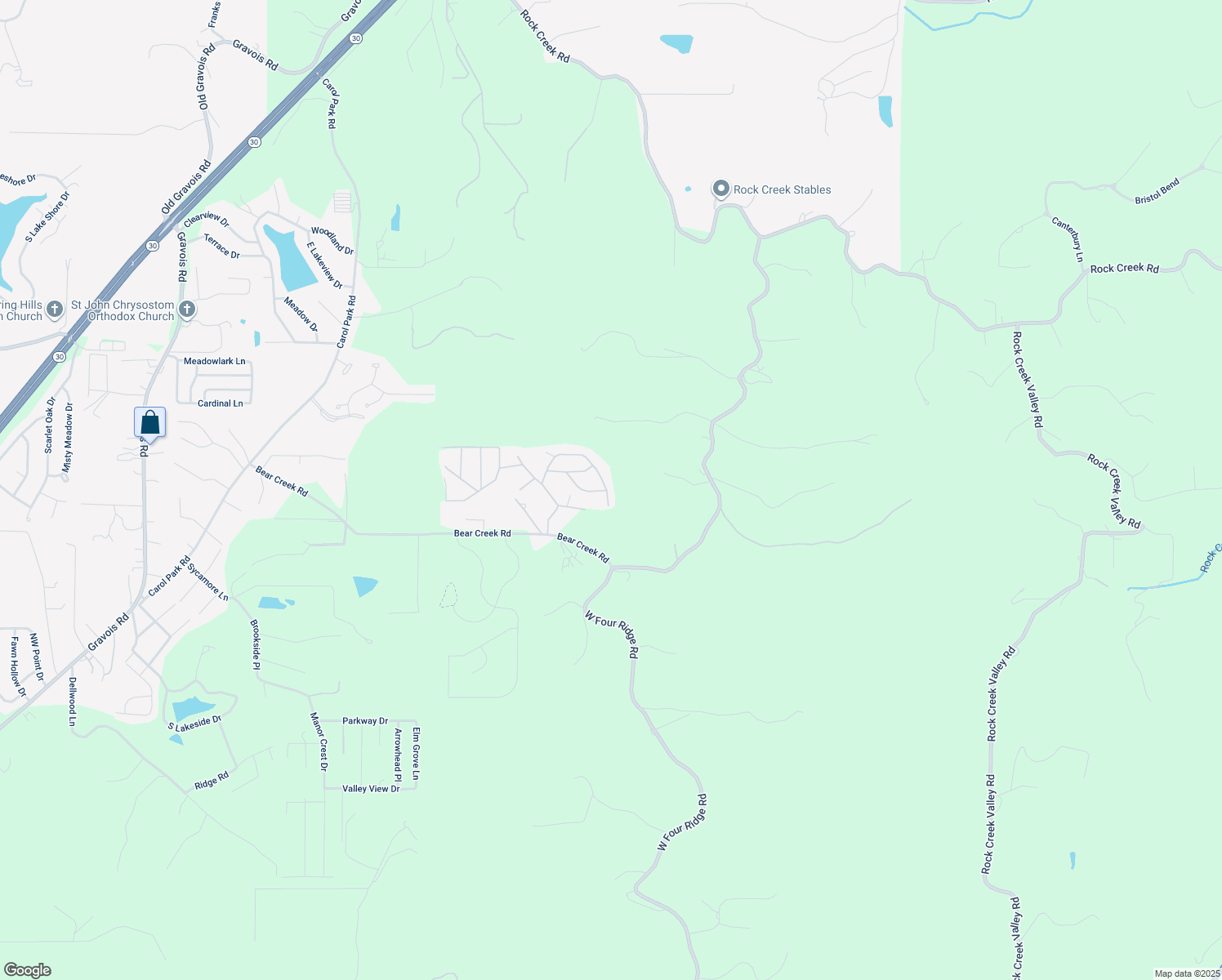map of restaurants, bars, coffee shops, grocery stores, and more near 5509 Briarwood Drive in Jefferson County