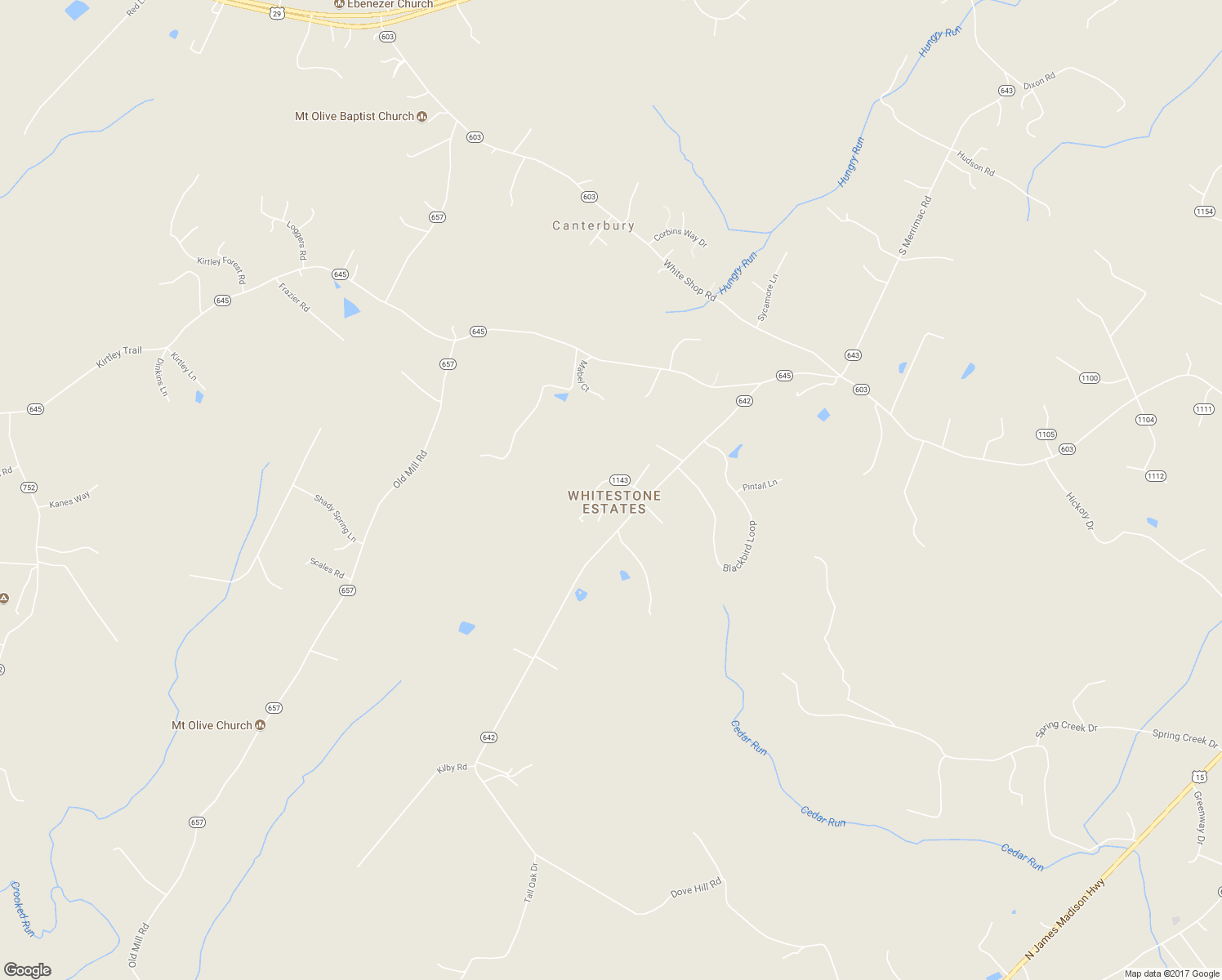 map of restaurants, bars, coffee shops, grocery stores, and more near 9176 Whitestone Court in Culpeper