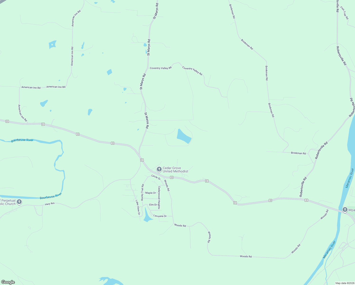 map of restaurants, bars, coffee shops, grocery stores, and more near 349 Somerset Drive in Villa Ridge