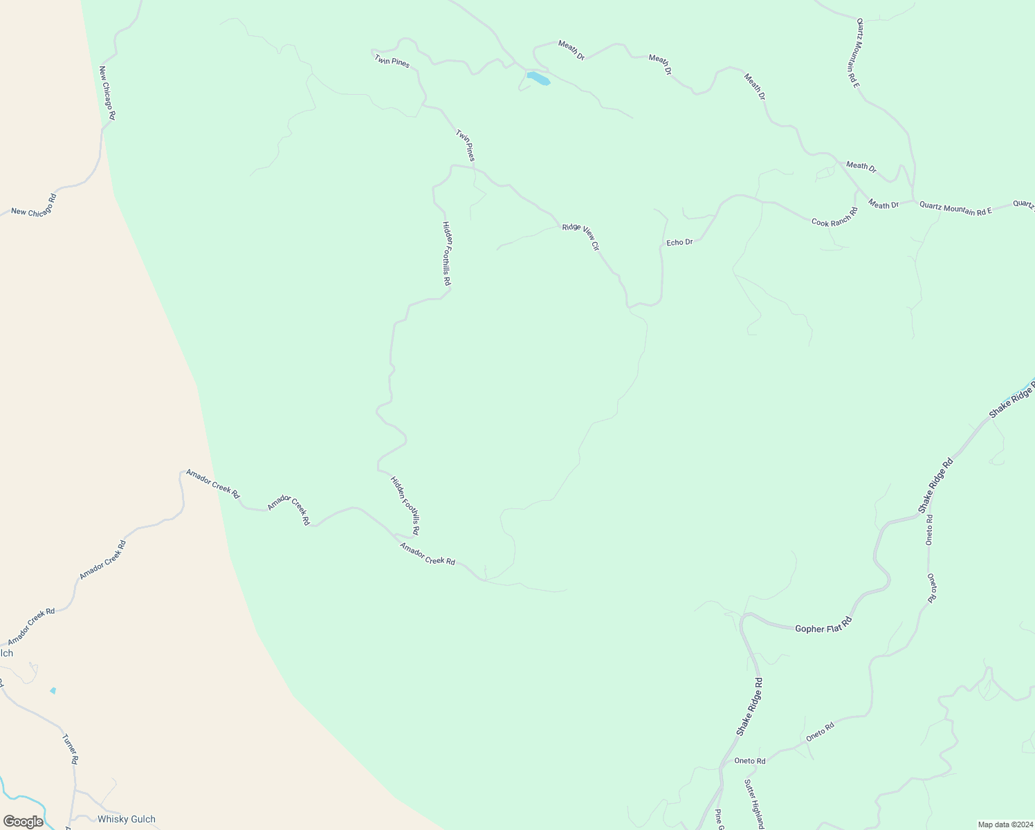 map of restaurants, bars, coffee shops, grocery stores, and more near in Sutter Creek