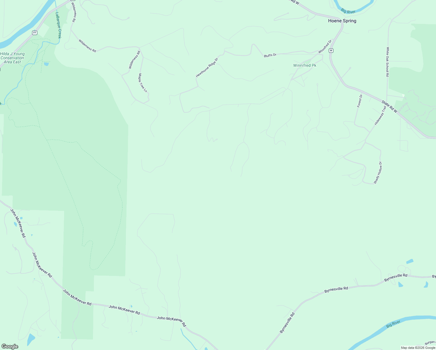 map of restaurants, bars, coffee shops, grocery stores, and more near 576 Meadowbrook Valley Drive in Eureka