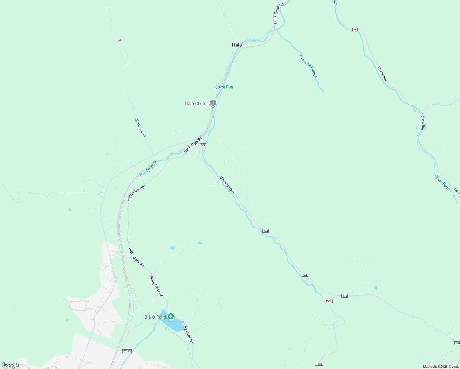 map of restaurants, bars, coffee shops, grocery stores, and more near 1132 Dennison Run in Cowen