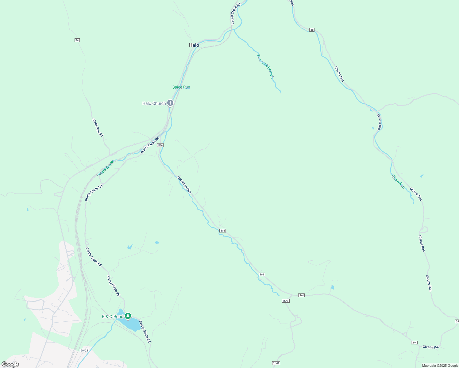 map of restaurants, bars, coffee shops, grocery stores, and more near in Upperglade