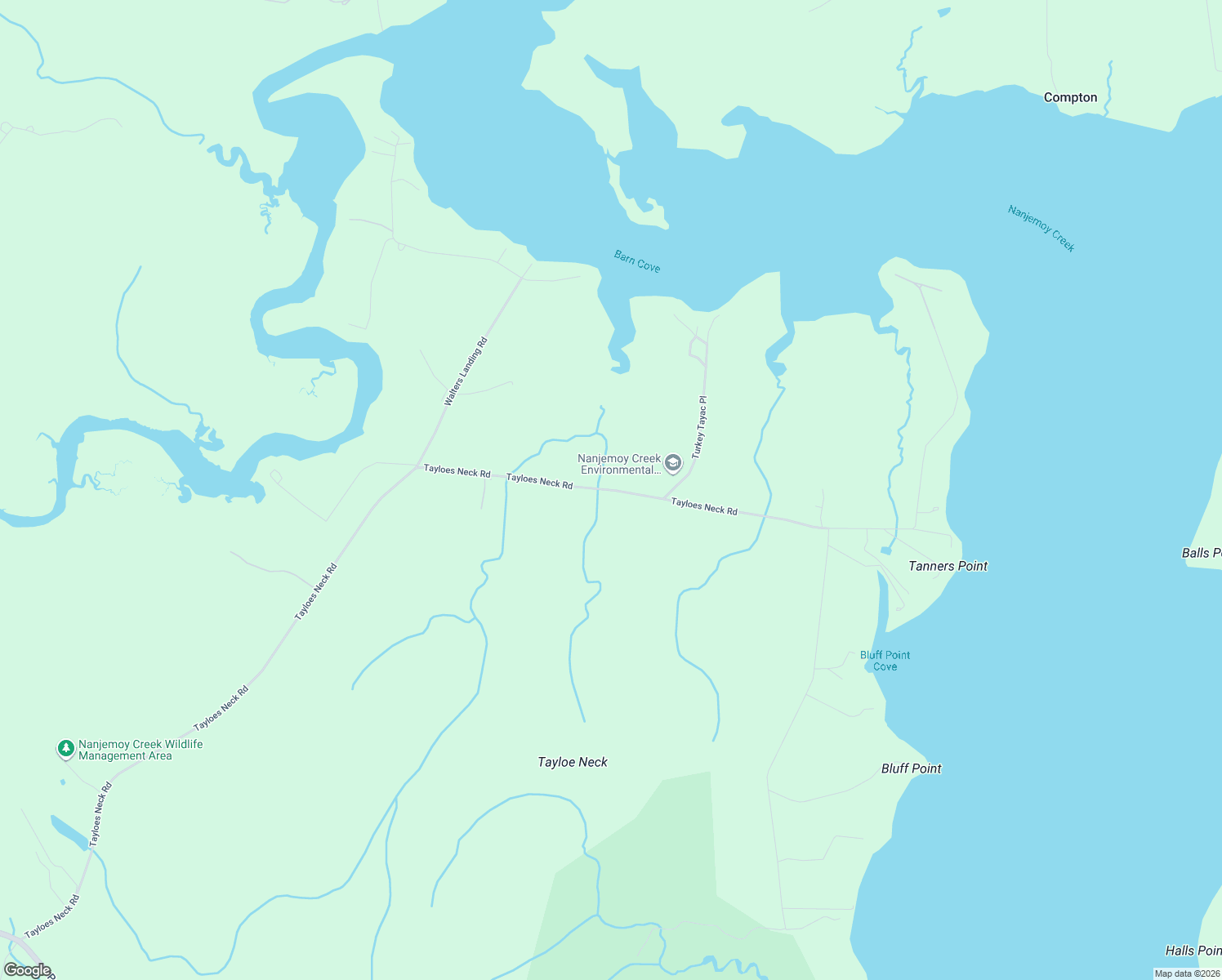 map of restaurants, bars, coffee shops, grocery stores, and more near 9775 Tayloes Neck Road in Nanjemoy