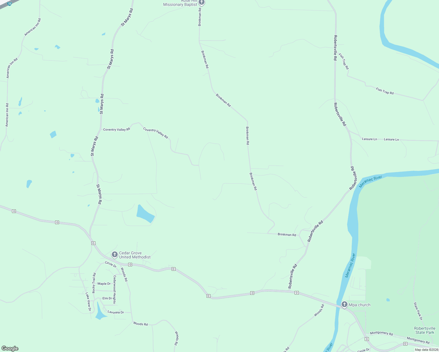 map of restaurants, bars, coffee shops, grocery stores, and more near 844 Coventry Ridge Road in Villa Ridge