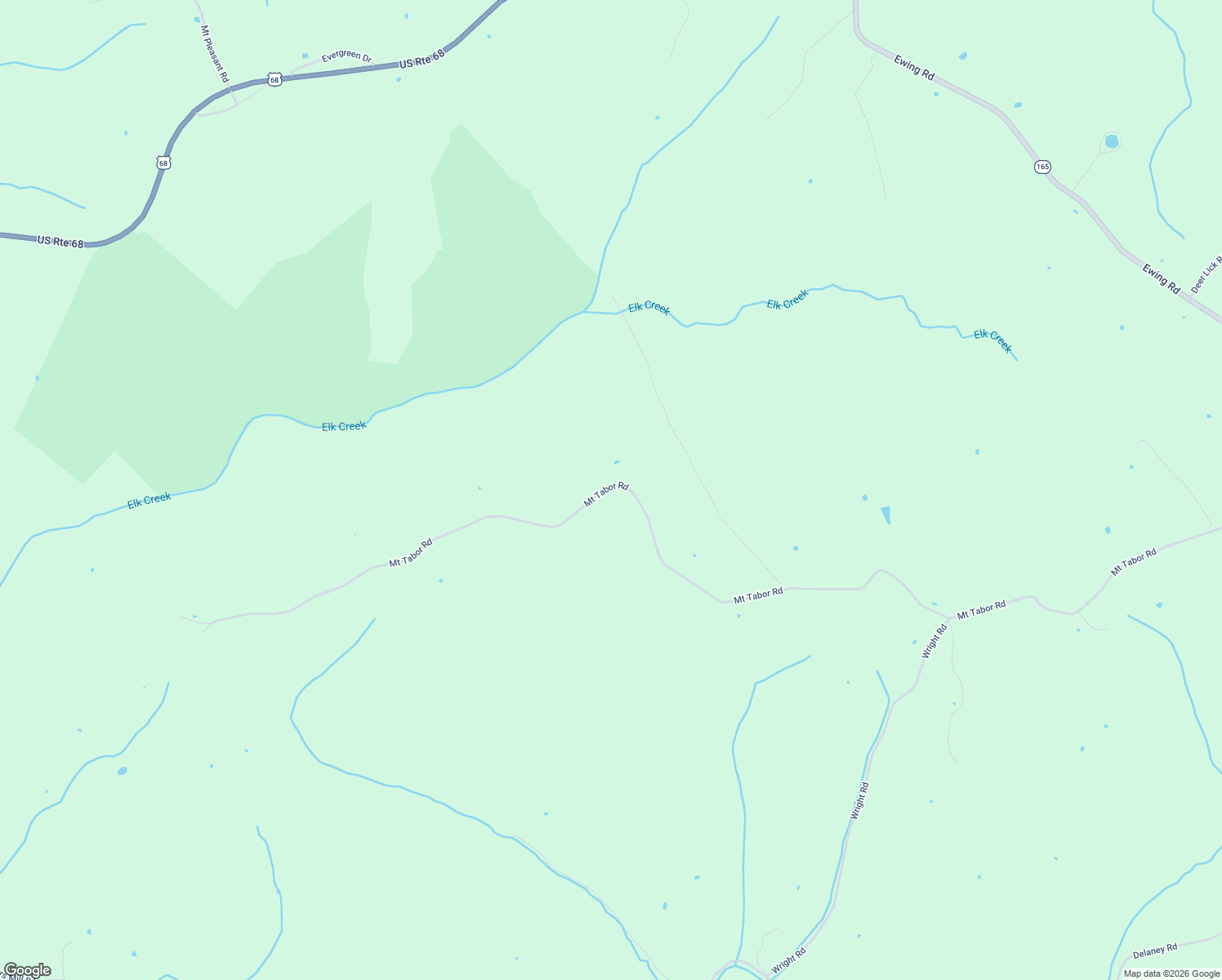 map of restaurants, bars, coffee shops, grocery stores, and more near 2435 Mount Tabor Road in Ewing