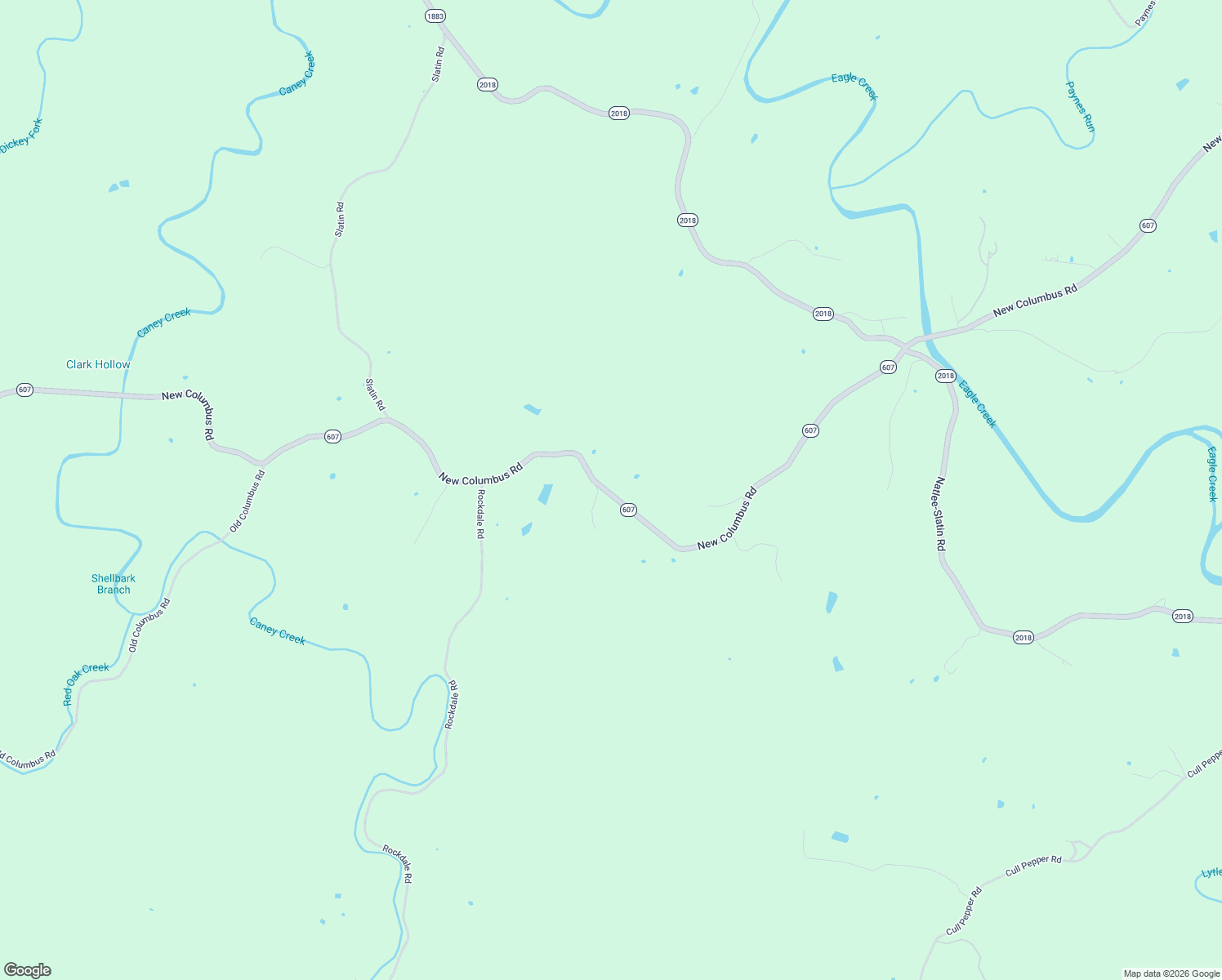 map of restaurants, bars, coffee shops, grocery stores, and more near 14440 New Columbus Road in Corinth
