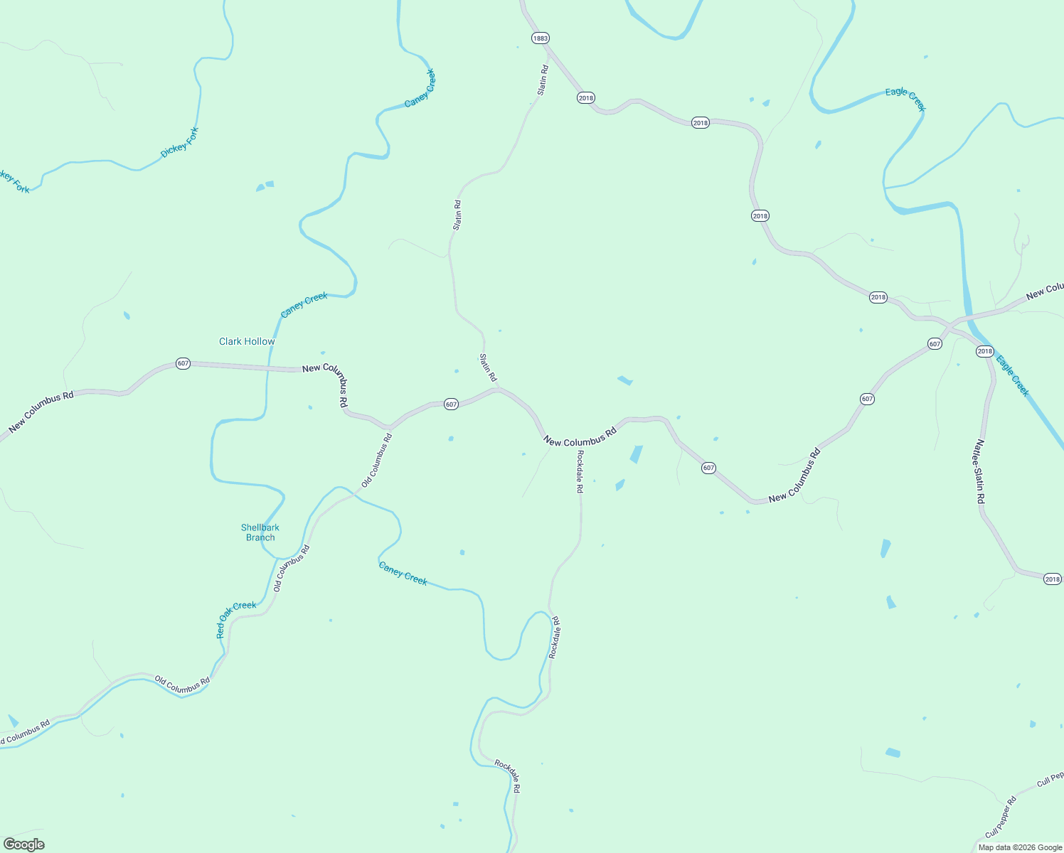 map of restaurants, bars, coffee shops, grocery stores, and more near 12515 New Columbus Road in Corinth