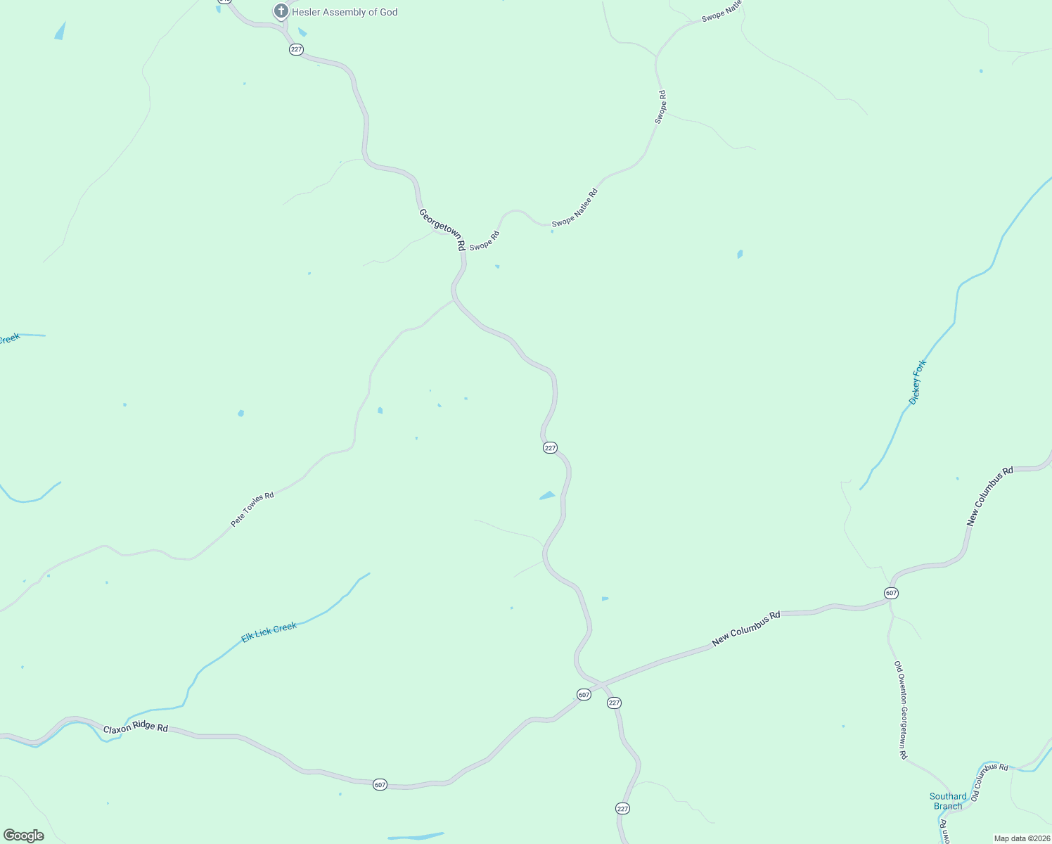 map of restaurants, bars, coffee shops, grocery stores, and more near in Hesler