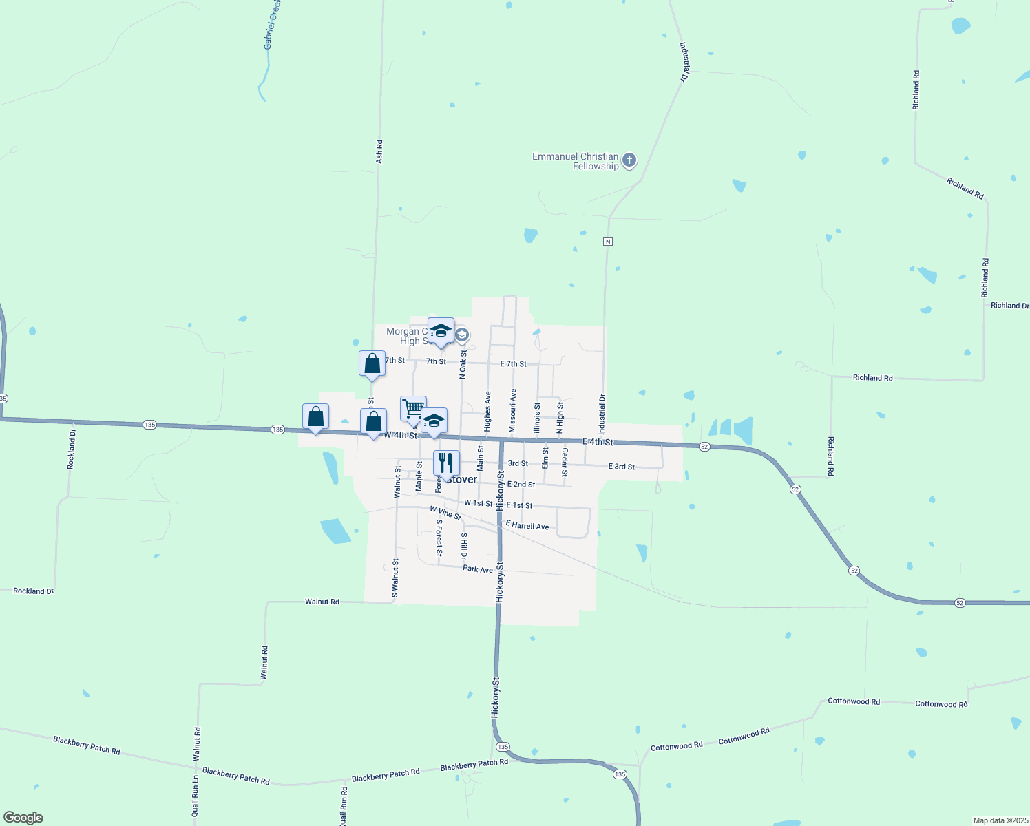 501 North Missouri Avenue, Stover MO Walk Score