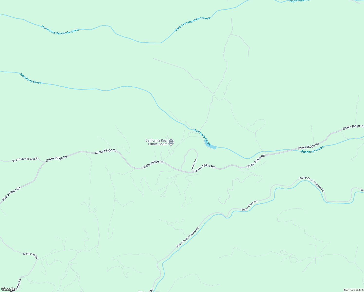 map of restaurants, bars, coffee shops, grocery stores, and more near 16900 Stage Road in Sutter Creek