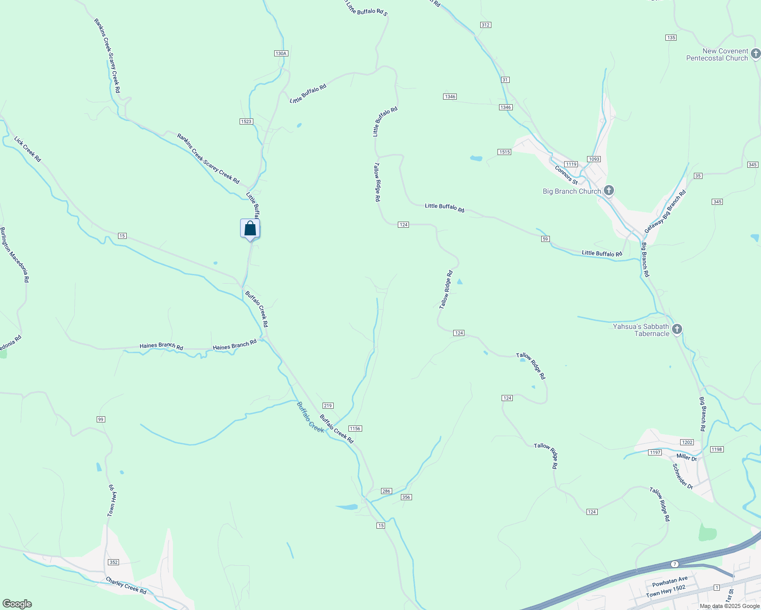 map of restaurants, bars, coffee shops, grocery stores, and more near 47 Pvt Dr 713 Township Road 1156 in Chesapeake