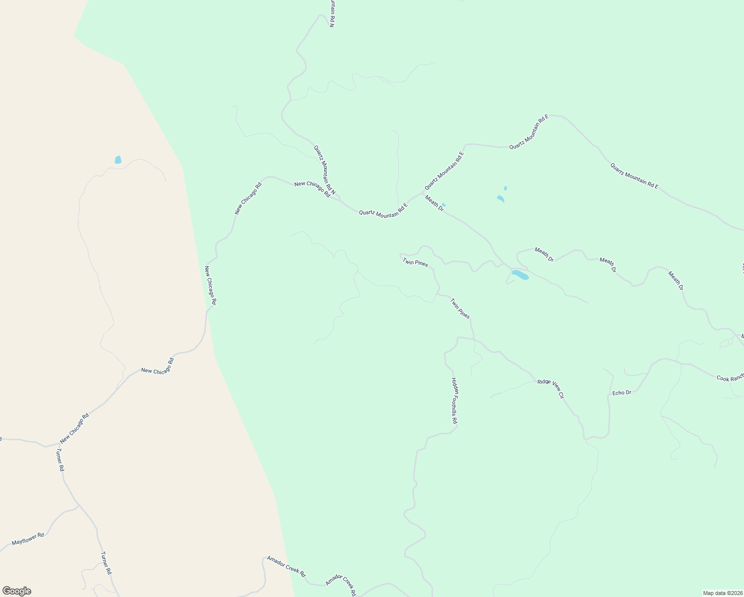 map of restaurants, bars, coffee shops, grocery stores, and more near 12377 Twin Pines Road in Sutter Creek