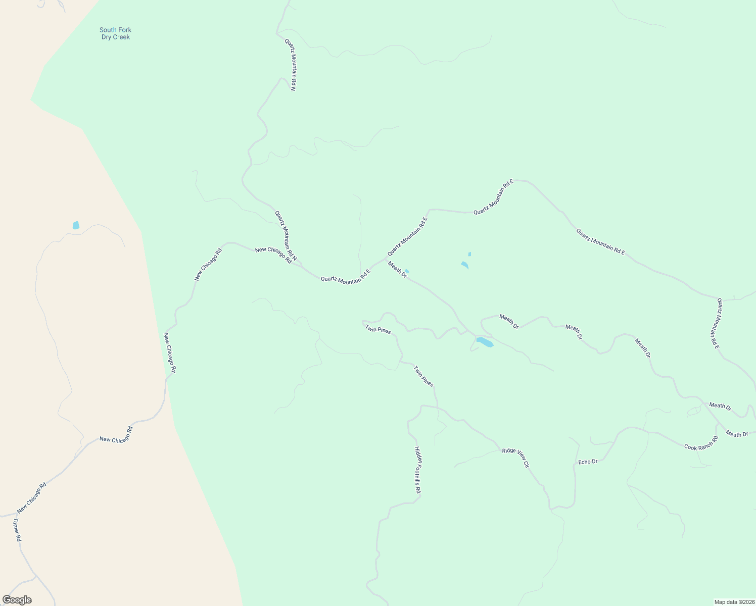 map of restaurants, bars, coffee shops, grocery stores, and more near 13080 Twin Pines in Sutter Creek
