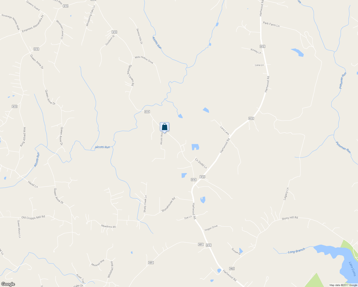 map of restaurants, bars, coffee shops, grocery stores, and more near 85 Spotted Tavern Road in Fredericksburg