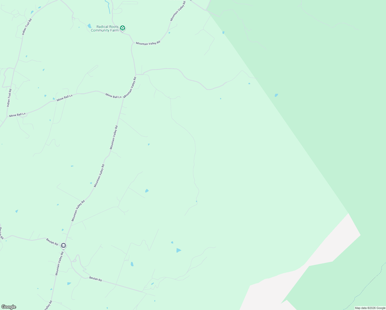map of restaurants, bars, coffee shops, grocery stores, and more near 3998 Pack Saddle Trail in Keezletown