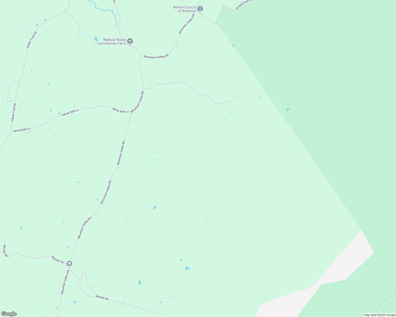 map of restaurants, bars, coffee shops, grocery stores, and more near 3998 Pack Saddle Trail in Keezletown