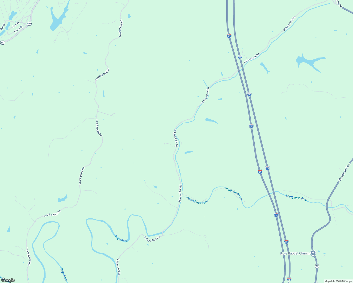 map of restaurants, bars, coffee shops, grocery stores, and more near 1177 North Rays Fork Road in Sadieville