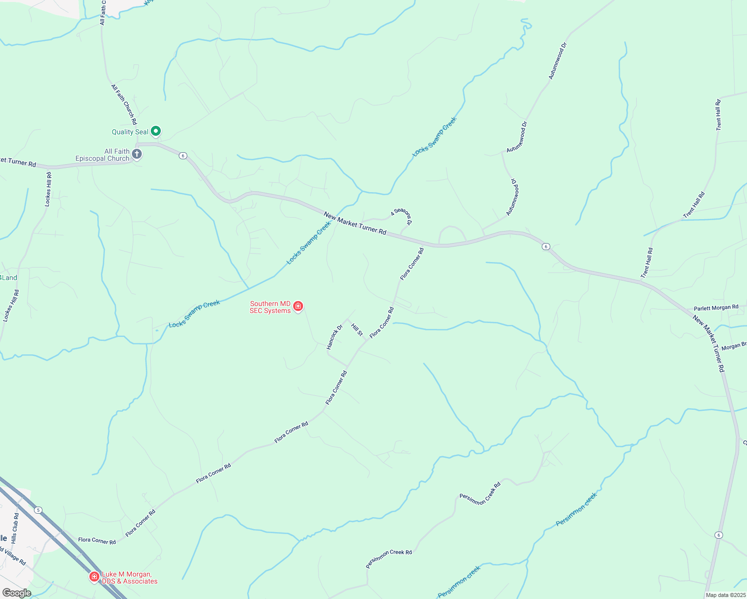 map of restaurants, bars, coffee shops, grocery stores, and more near 39535 Jacobs Ln in Mechanicsville
