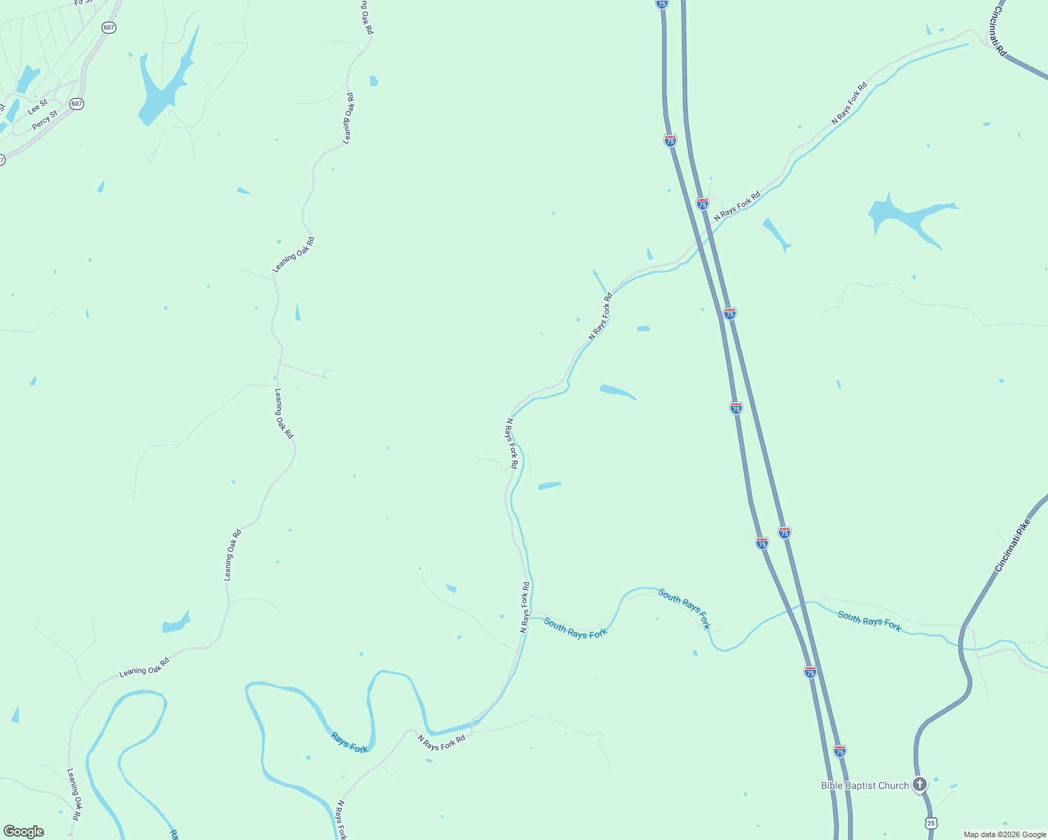 map of restaurants, bars, coffee shops, grocery stores, and more near 1177-1201 North Rays Fork Road in Sadieville