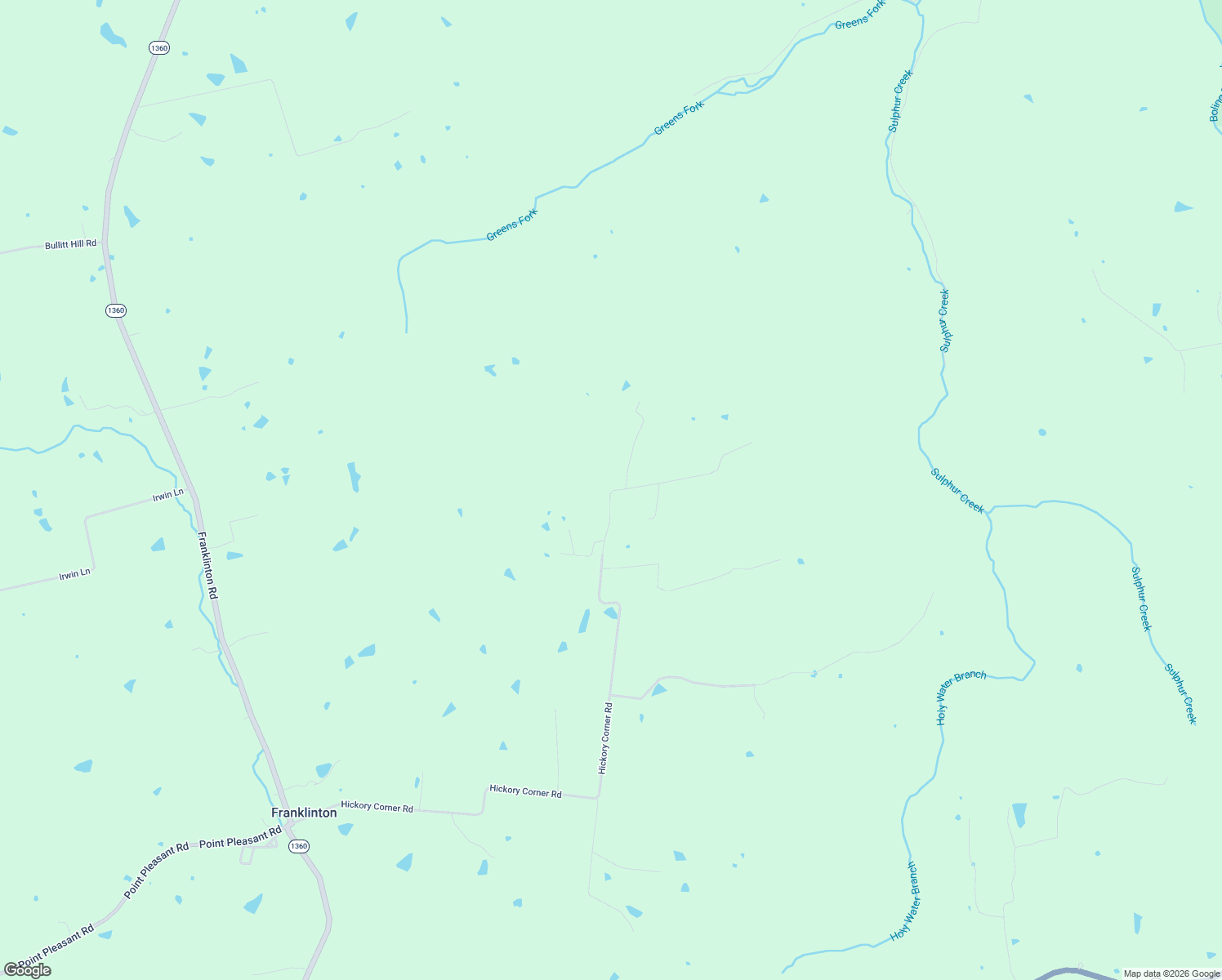 map of restaurants, bars, coffee shops, grocery stores, and more near Hickory Corner Road in Bethlehem