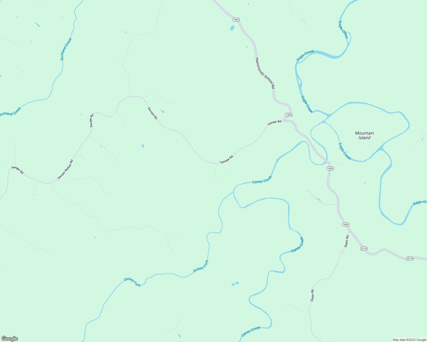 map of restaurants, bars, coffee shops, grocery stores, and more near Swope-Natlee Road in Owenton