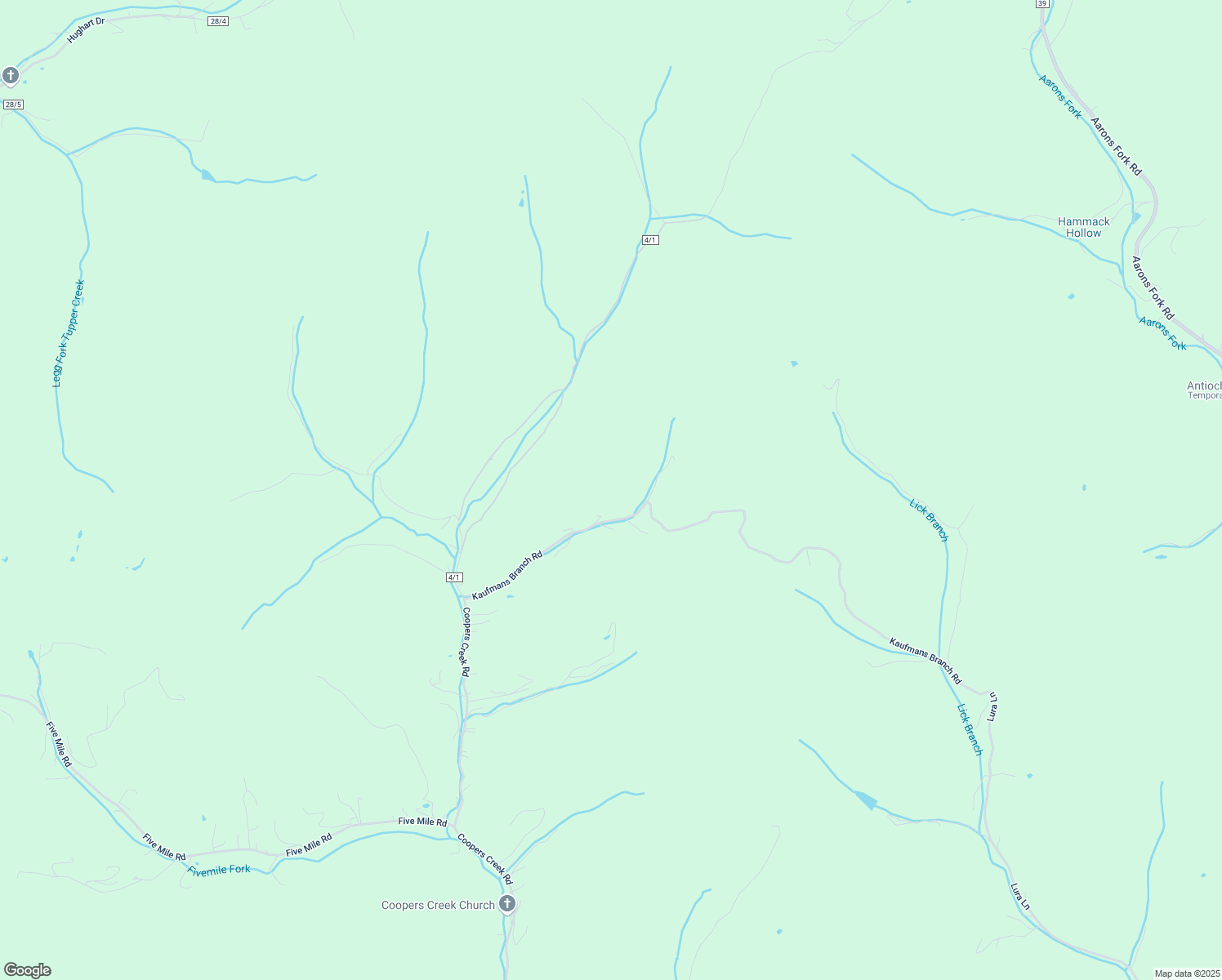 map of restaurants, bars, coffee shops, grocery stores, and more near 1380 Kaufmans Branch Road in Charleston