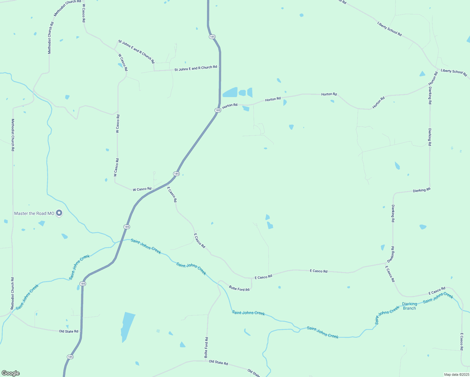 map of restaurants, bars, coffee shops, grocery stores, and more near 5530 Missouri 185 in Beaufort