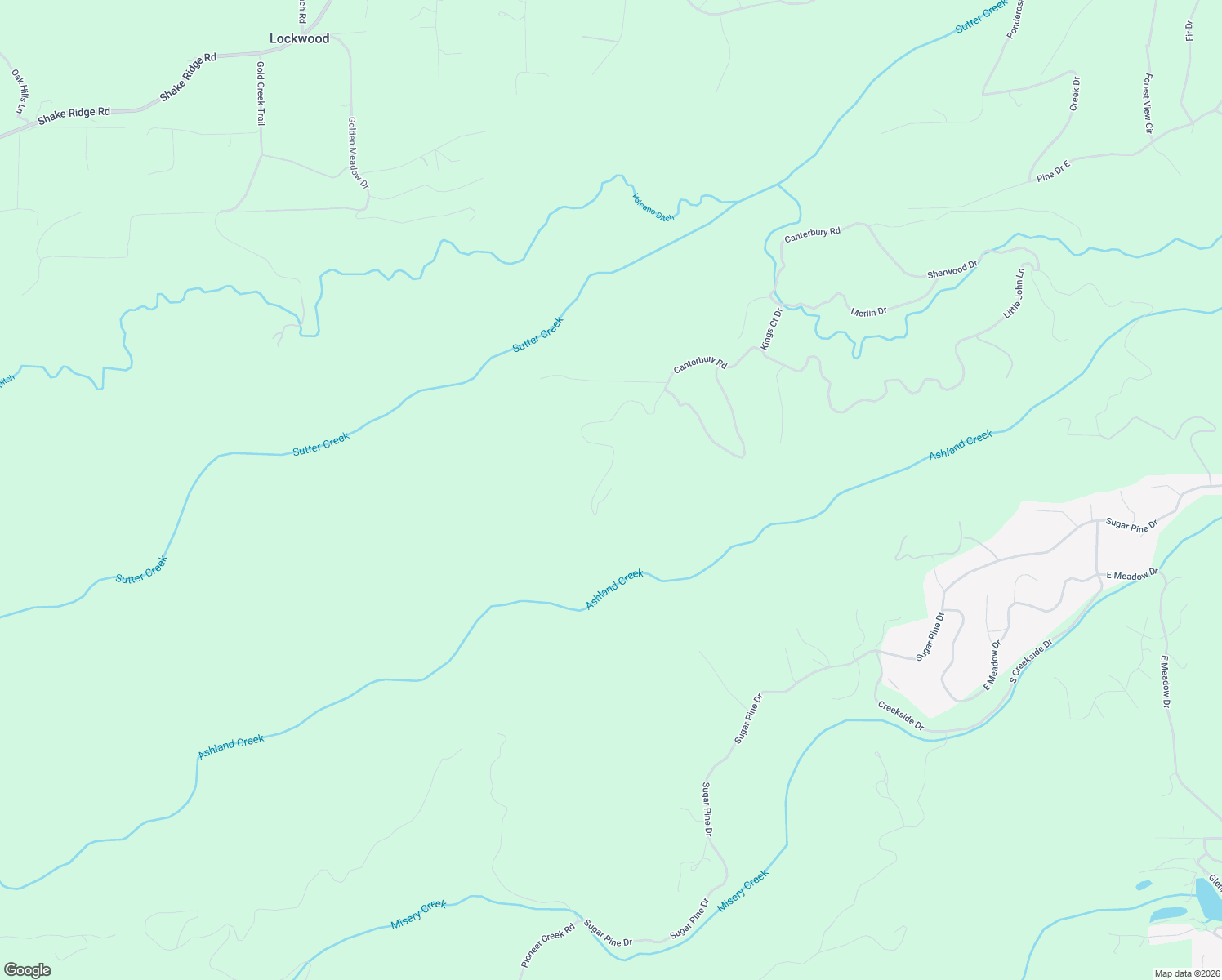 map of restaurants, bars, coffee shops, grocery stores, and more near 26148 Robin Hood Drive in Pioneer