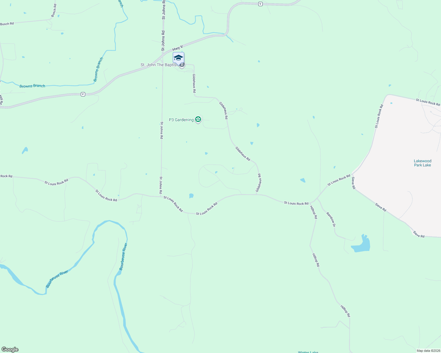 map of restaurants, bars, coffee shops, grocery stores, and more near 652 Oak Crossing Drive in Villa Ridge
