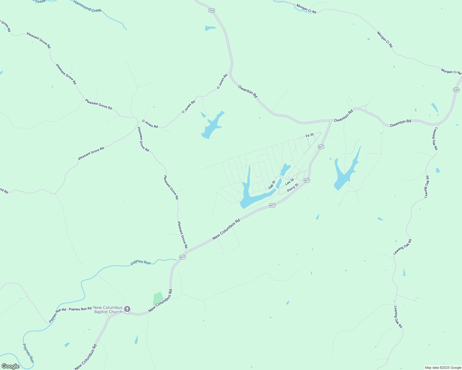 map of restaurants, bars, coffee shops, grocery stores, and more near 15 Timberwood Street in Corinth