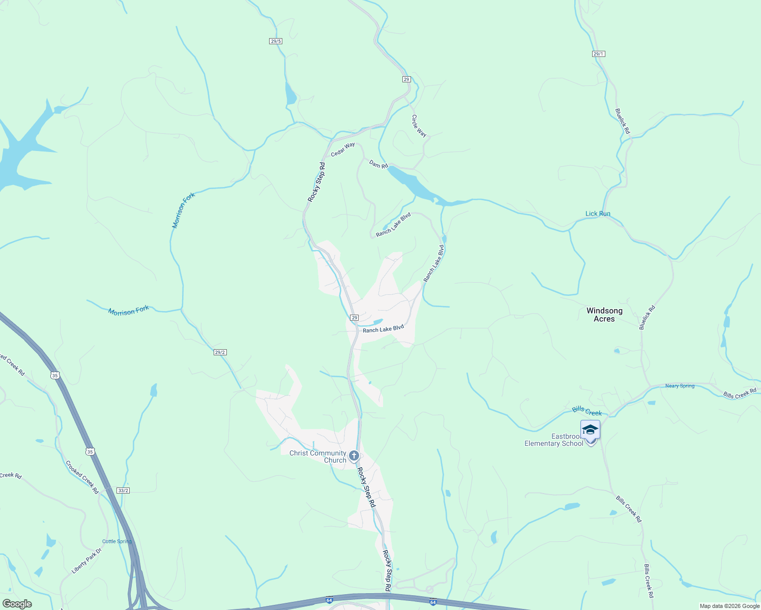 map of restaurants, bars, coffee shops, grocery stores, and more near in Putnam County