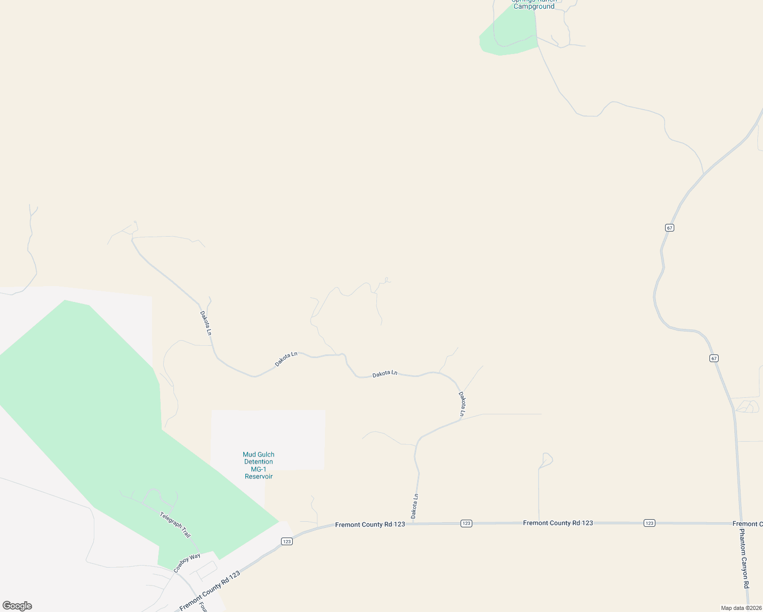 map of restaurants, bars, coffee shops, grocery stores, and more near 792 Chris Court in Cañon City