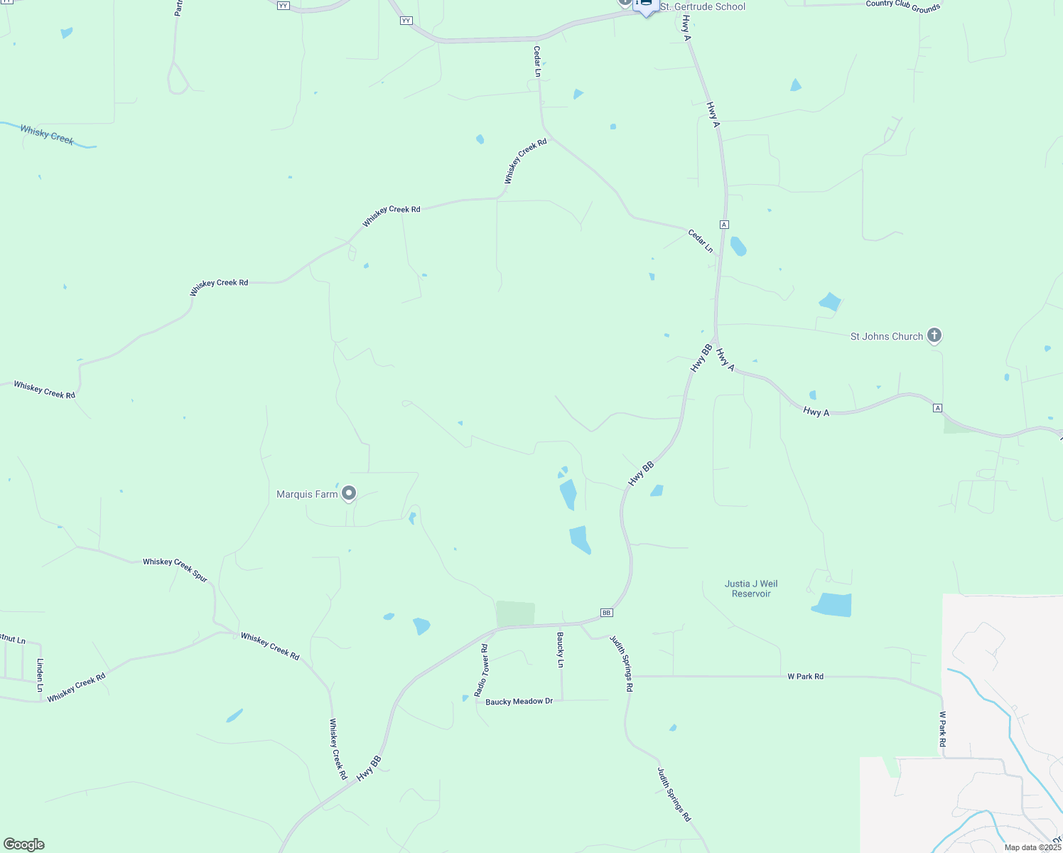 map of restaurants, bars, coffee shops, grocery stores, and more near 6615 Wehmeier Drive in Washington