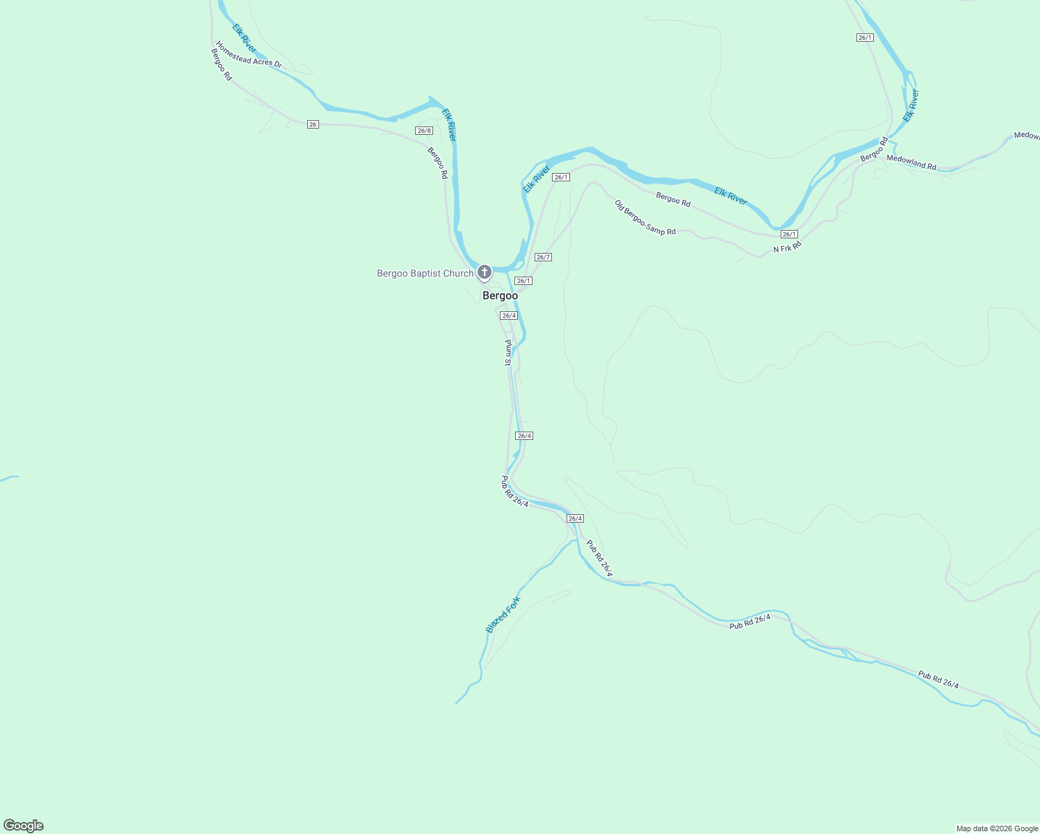 map of restaurants, bars, coffee shops, grocery stores, and more near Leatherwood Creek in Webster County