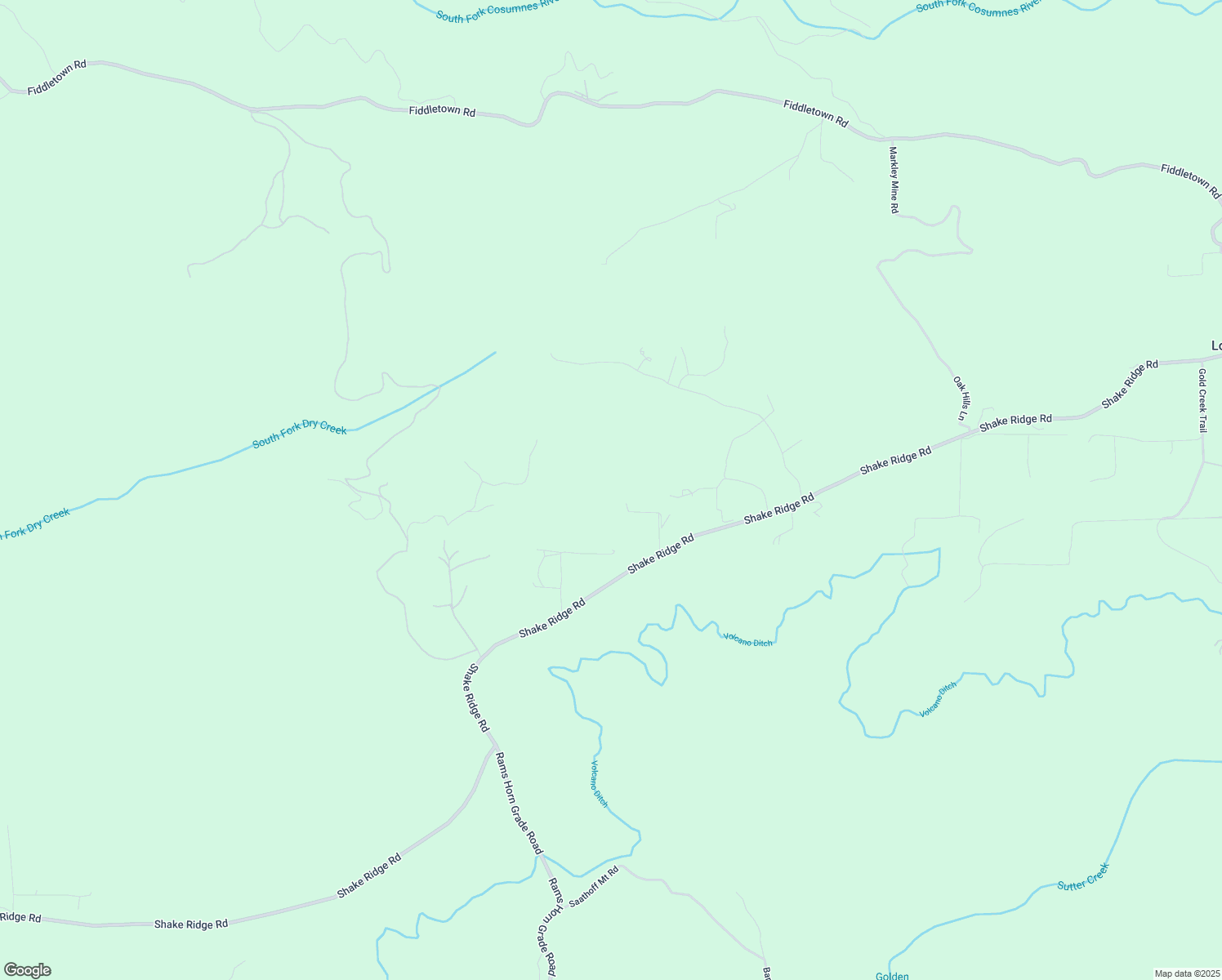 map of restaurants, bars, coffee shops, grocery stores, and more near 21961 Shake Ridge Road in Volcano