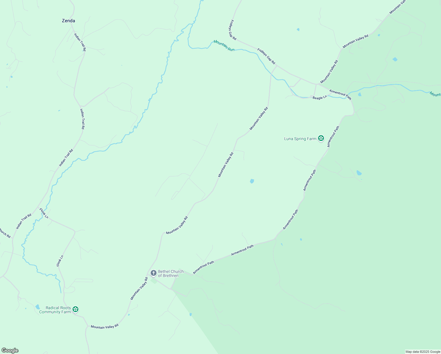 map of restaurants, bars, coffee shops, grocery stores, and more near 7940 Mountain Valley Road in Keezletown