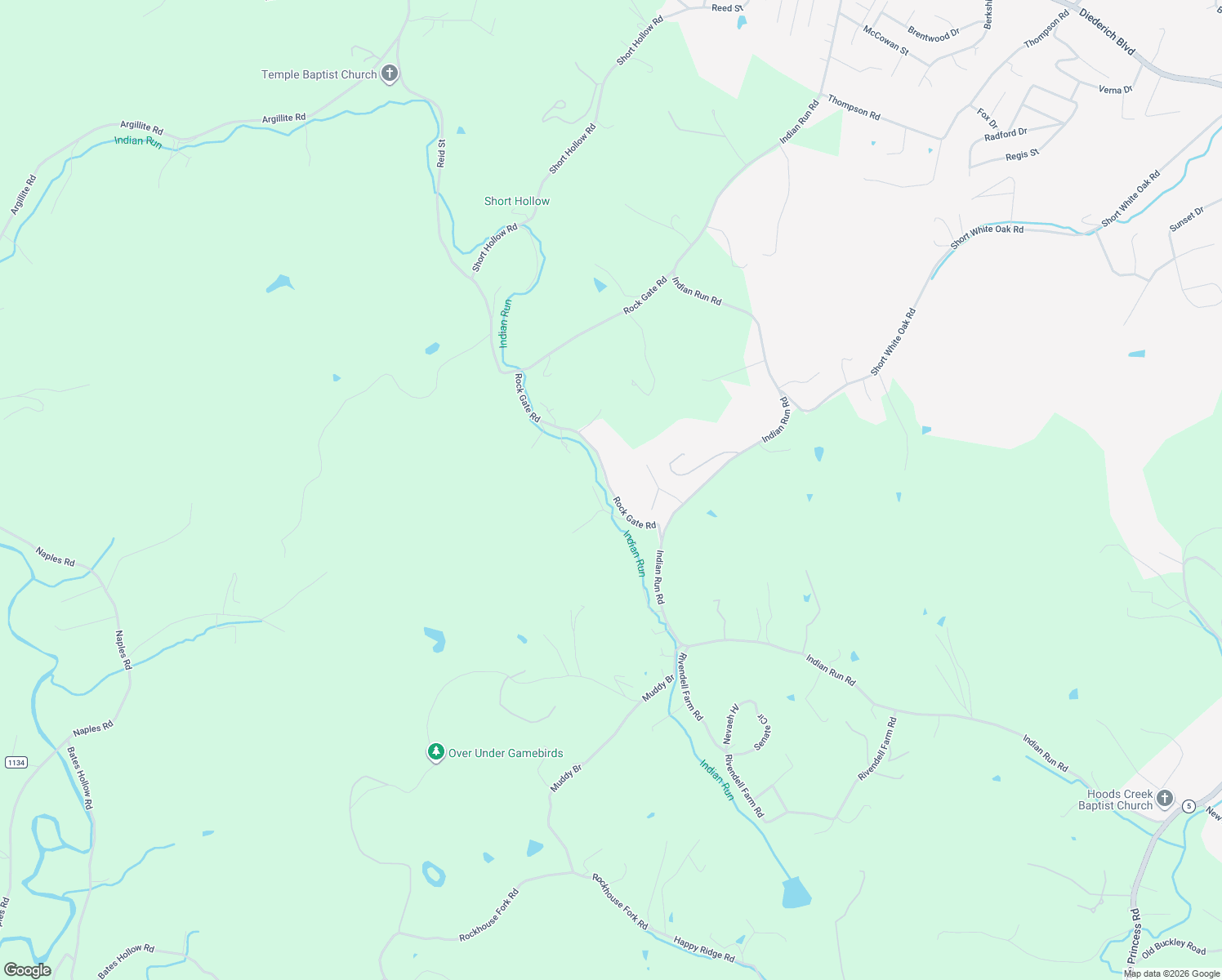 map of restaurants, bars, coffee shops, grocery stores, and more near Rock Gate Rd in Flatwoods