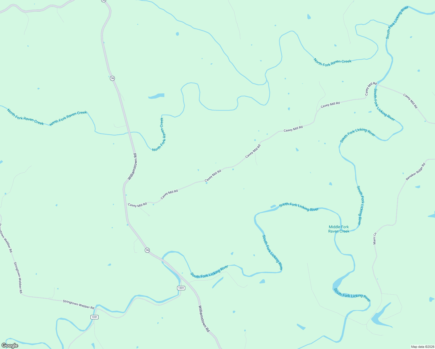 map of restaurants, bars, coffee shops, grocery stores, and more near 814 Casey Mill Road in Berry