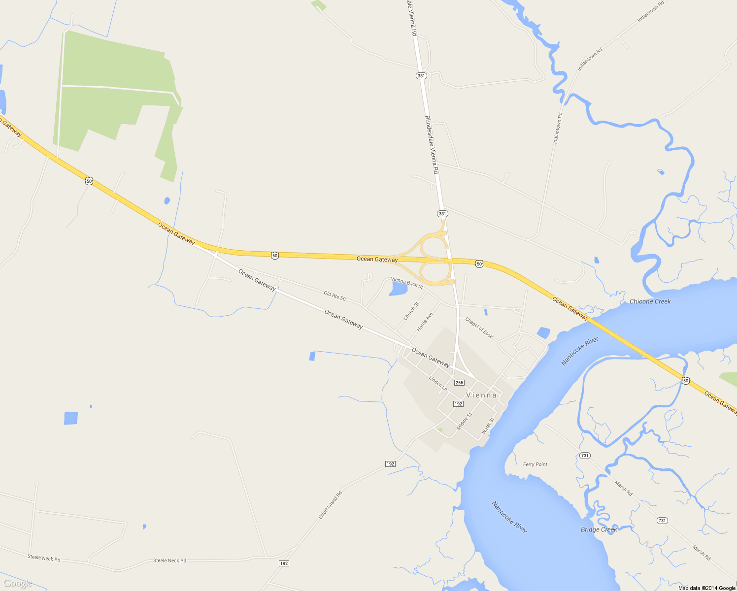 map of restaurants, bars, coffee shops, grocery stores, and more near 4808 Vienna Back Street in Vienna