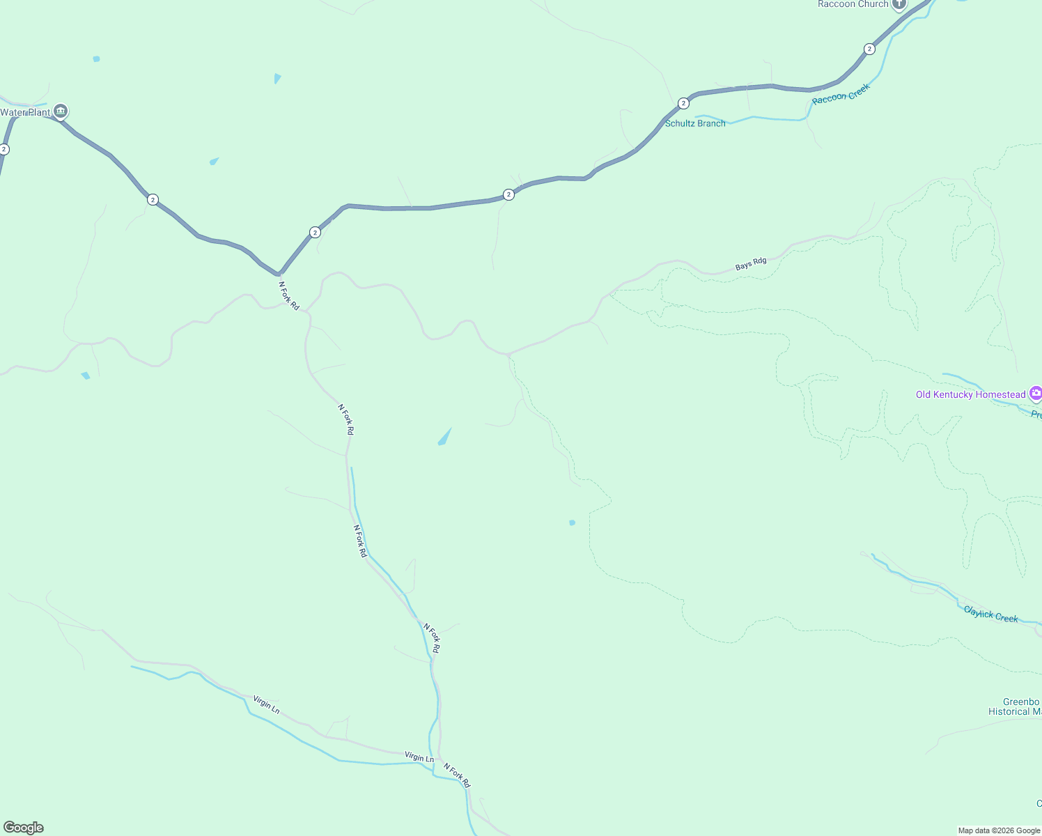 map of restaurants, bars, coffee shops, grocery stores, and more near 100-198 Sassy Lane in Greenup