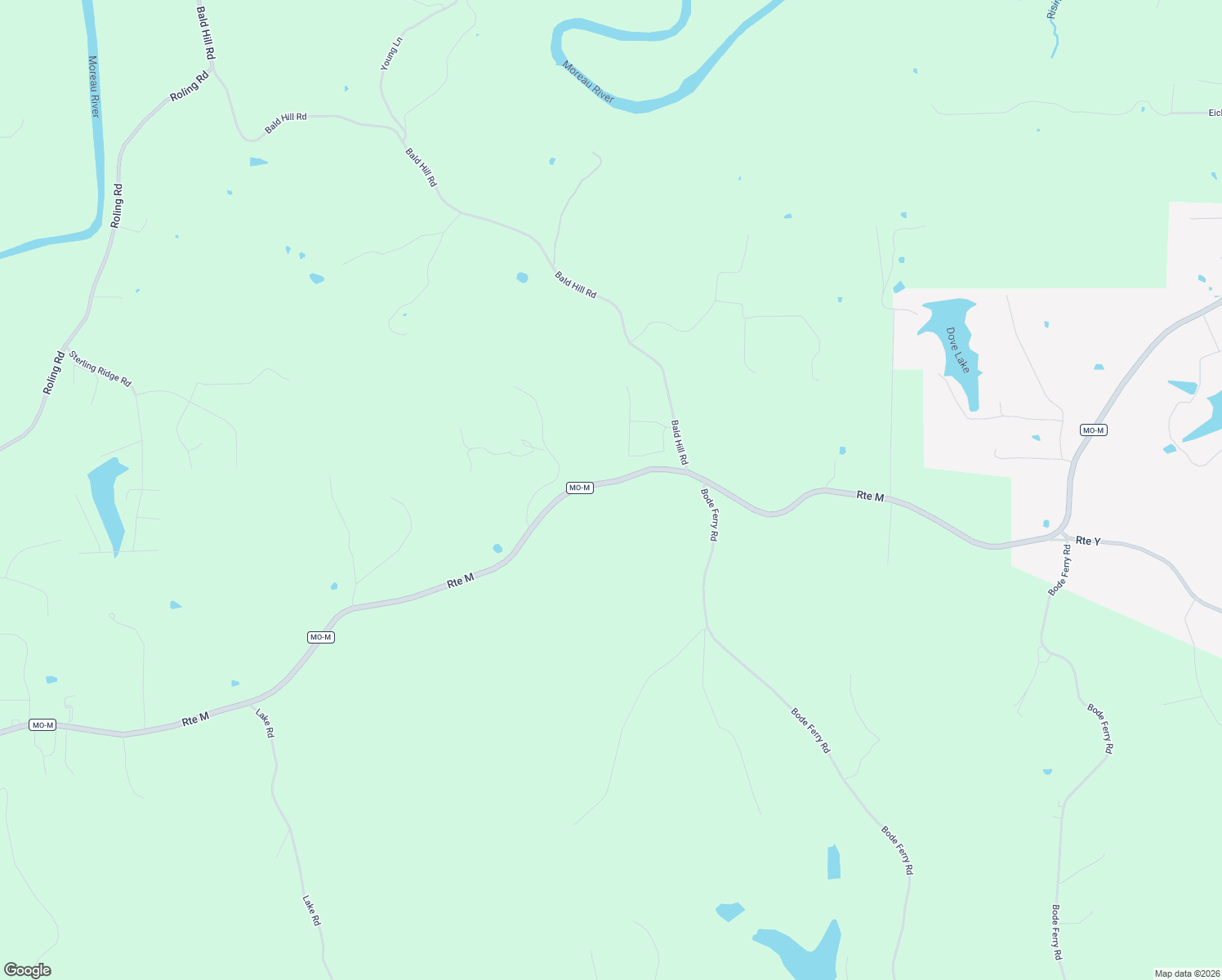 map of restaurants, bars, coffee shops, grocery stores, and more near 5000 Route M in Jefferson City