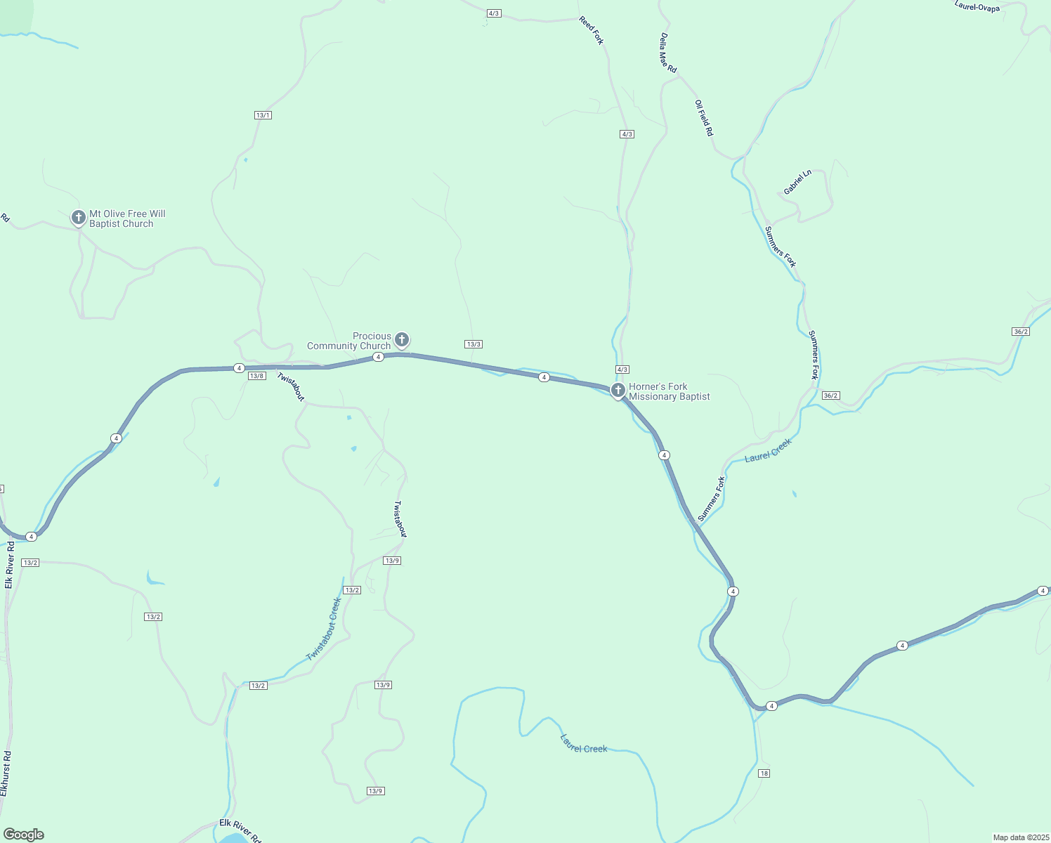 map of restaurants, bars, coffee shops, grocery stores, and more near 6249 Procious Maysel Road in Procious