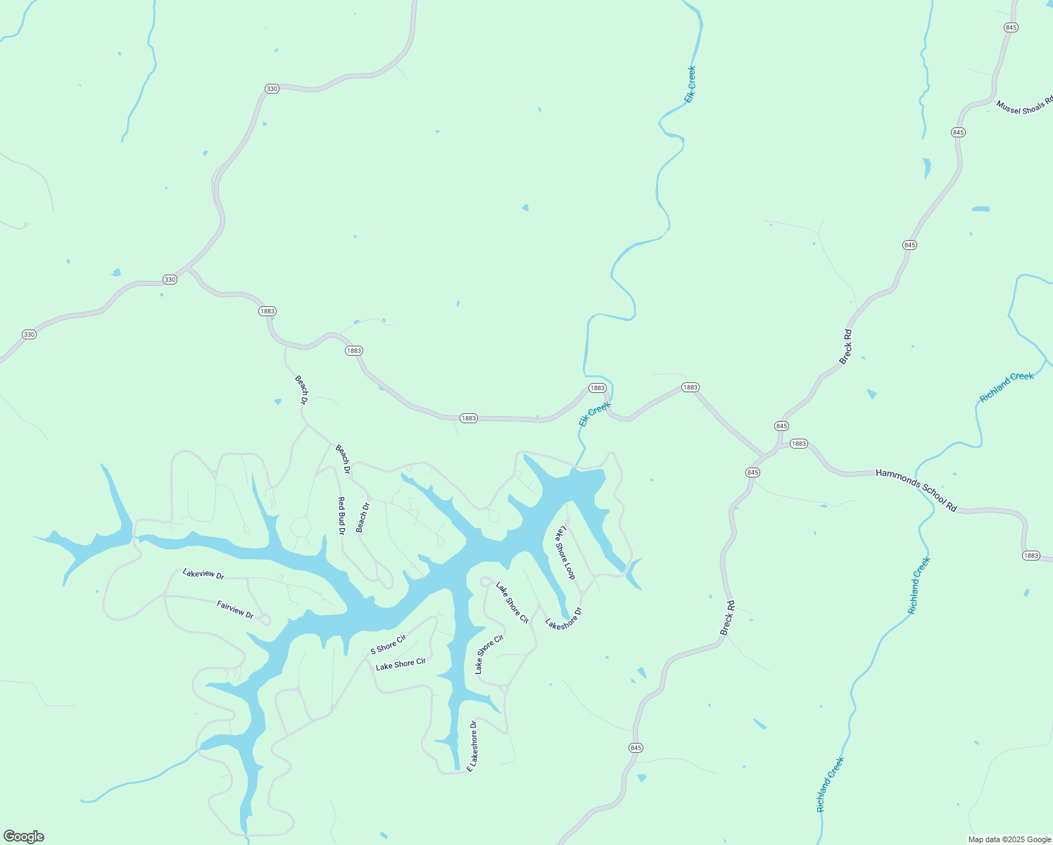 map of restaurants, bars, coffee shops, grocery stores, and more near 789 Elk Lake Resort Road in Owenton